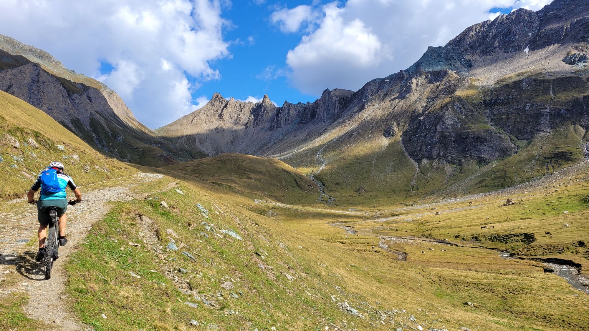MTB Zillertaler Alpen Hauptkamm Umrundung: Auffahrt zum Pfunderer Joch